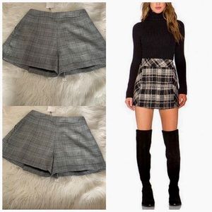 NWT Plaid Skort from Zara